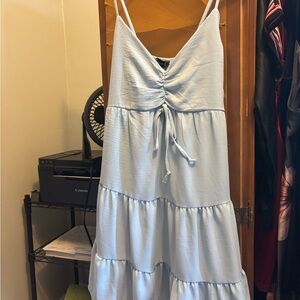 Light Blue Tiered Sundress